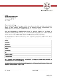 Abo Formular