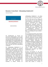 Greiner/Kalle – Fallsammlung Schuldrecht II