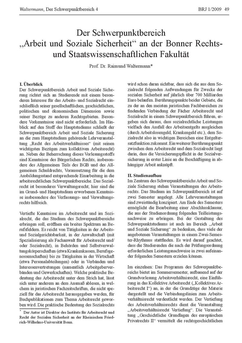 Prof. Dr. Raimund Waltermann