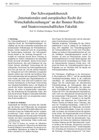 Prof. Dr. Matthias Herdegen/ Nicole Maldonado
