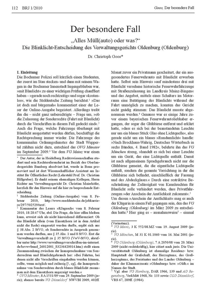 Dr. Christoph Goos