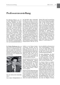 Professorenvorstellungen