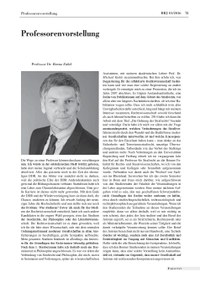 Professor Dr. Benno Zabel