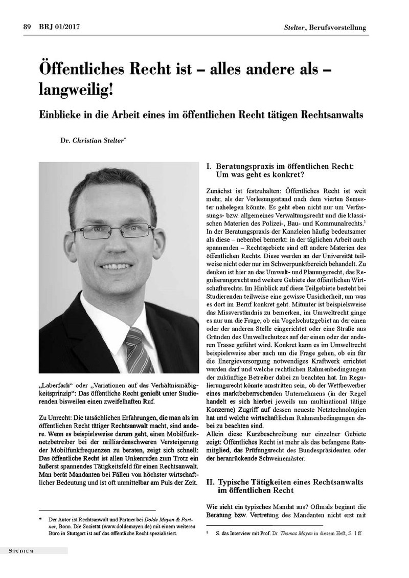 Dr. Christian Stelter