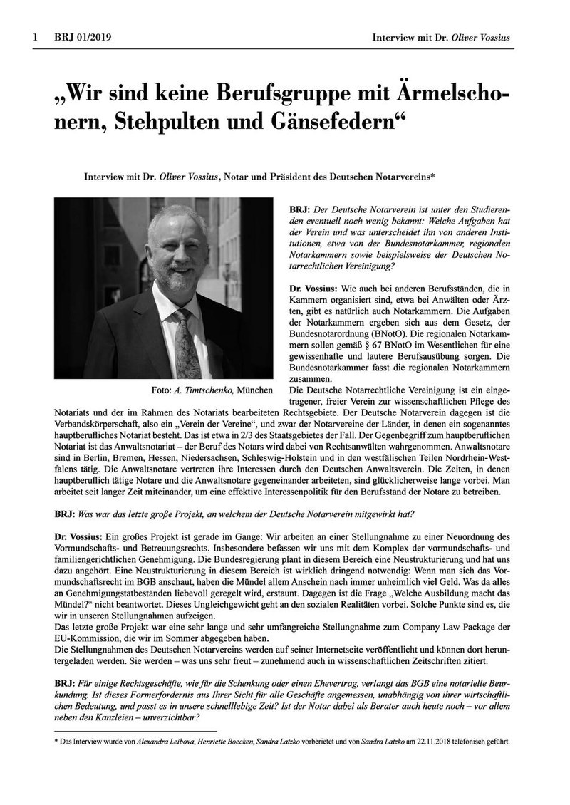 „Wir sind keine Berufsgruppe mit Ärmelschonern, Stehpulten und Gänsefedern“