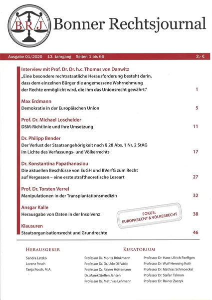 Ausgabe 01/2020