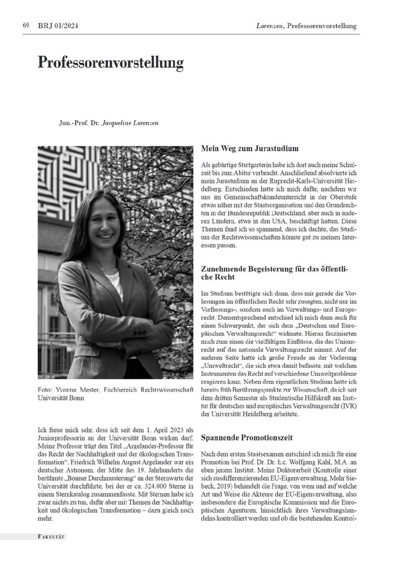 Professorenvorstellung