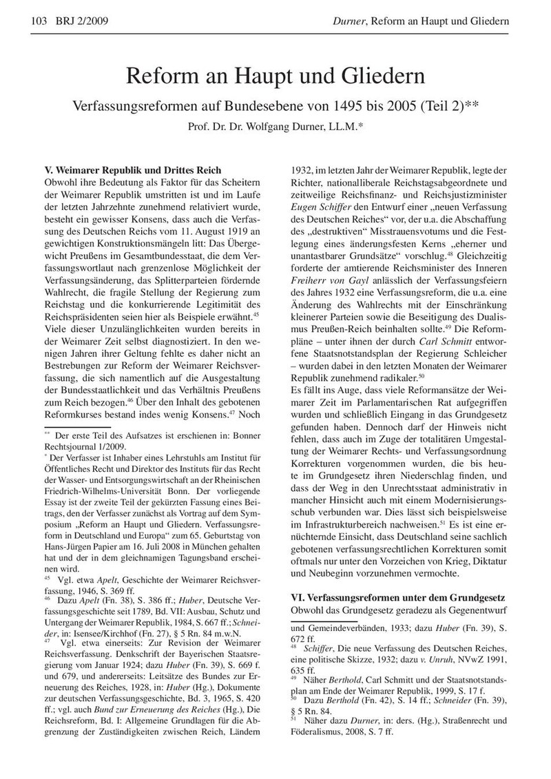 Prof. Dr. Dr. Wolfgang Durner