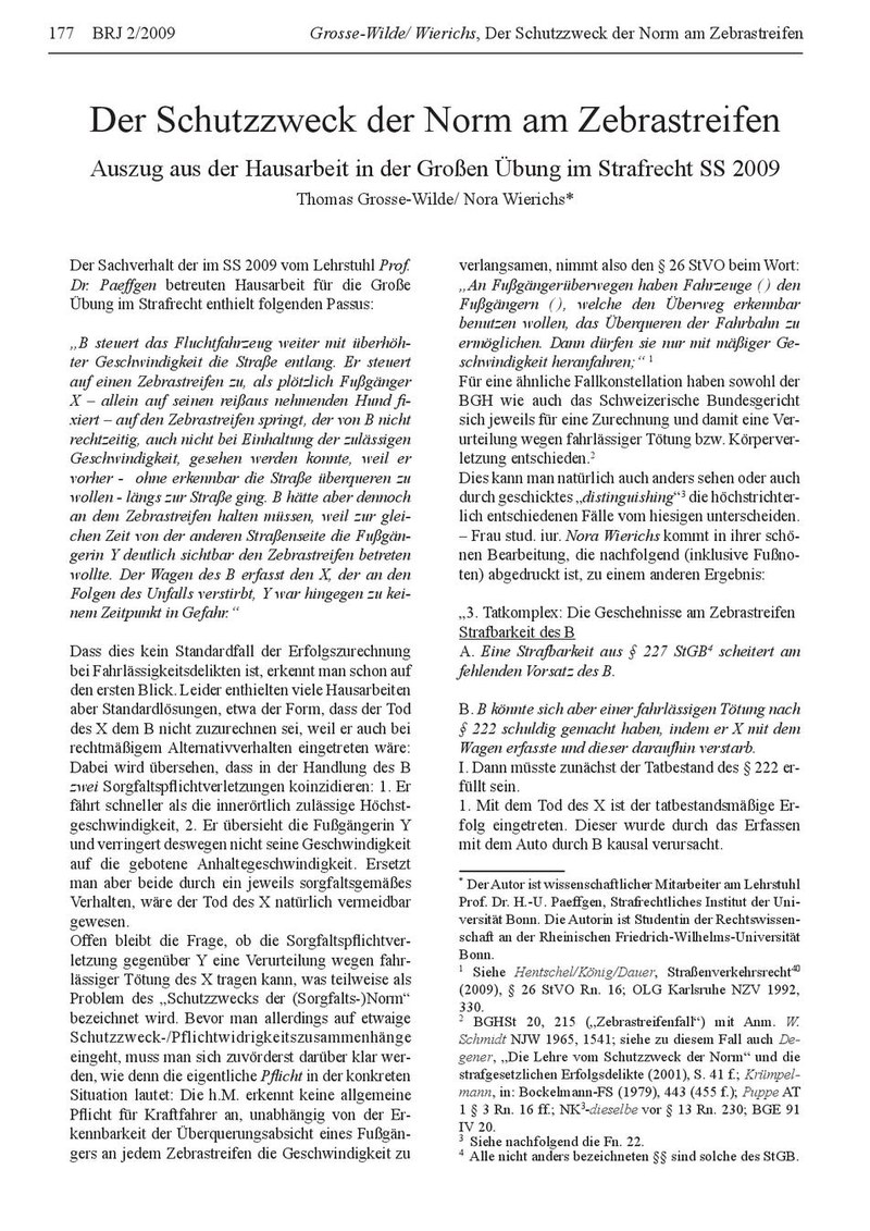 Thomas Grosse-Wilde / Nora Wierichs Thomas Grosse-Wilde / Nora Wierichs