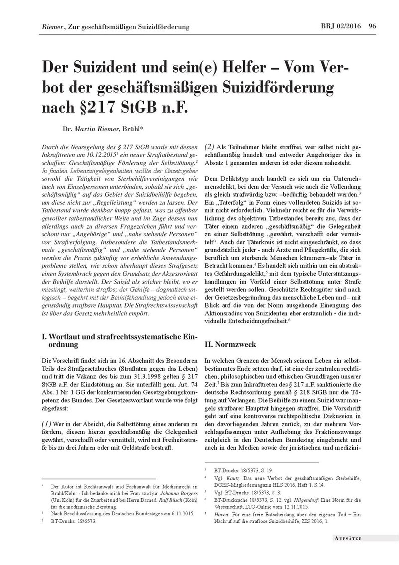 Dr. Martin Riemer