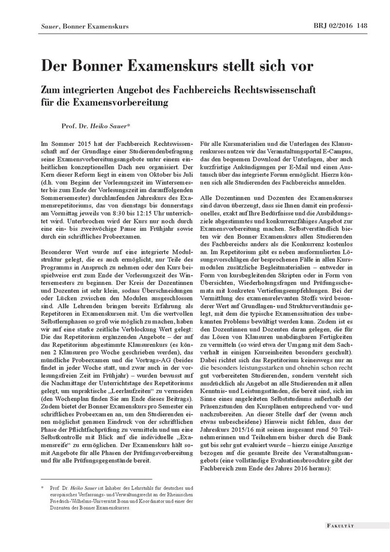 Professor Dr. Heiko Sauer