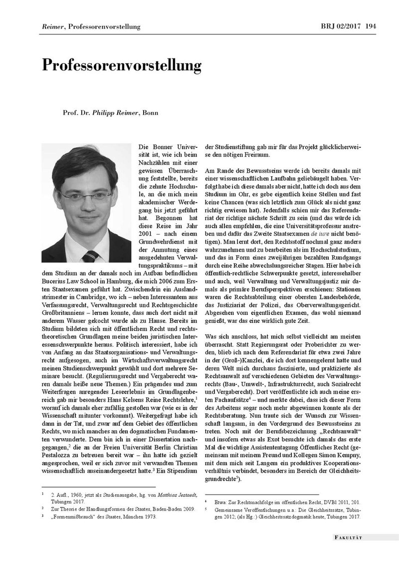 Prof. Dr. Philipp Reimer