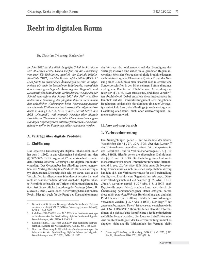 RiBGH Dr. Christian Grüneberg