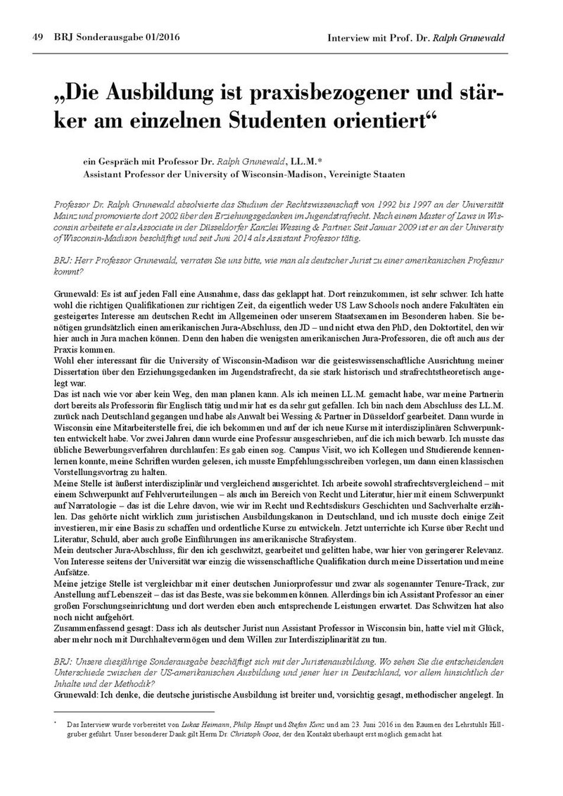 Interview mit Ralph Grunewald