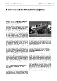 Bundesanstalt für Immobilienaufgaben