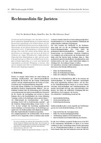 Prof. Dr. Burkhard Madea/Priv.-Doz. Dr. Elke Doberentz